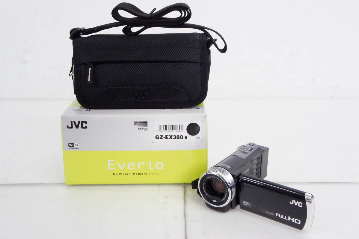 激美品　JVC Everio GZ-EX380-B 中古 JVC Victorビクター デジタルムービー エブリオEverio GZ