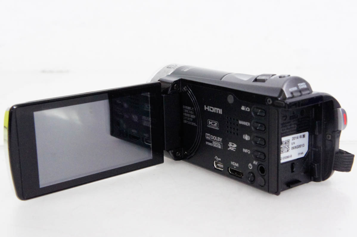 激美品　JVC Everio GZ-EX380-B 中古 JVC Victorビクター デジタルムービー エブリオEverio GZ