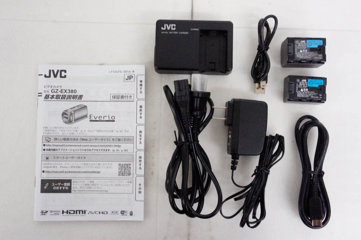 中古 JVC Victorビクター デジタルムービー エブリオEverio GZ