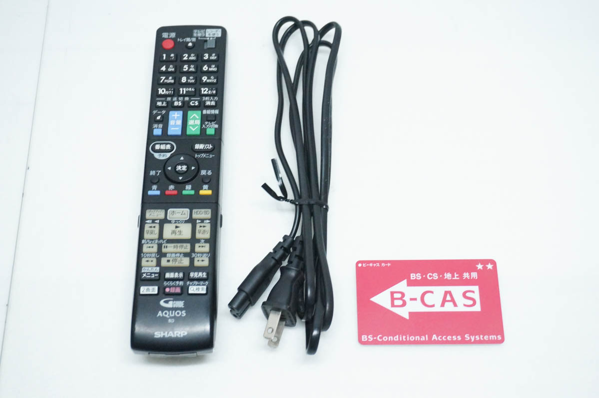 中古 SHARPシャープ ブルーレイディスクレコーダー AQUOSアクオスブルーレイ BD-S580 HDD500GB BDレコーダーの画像