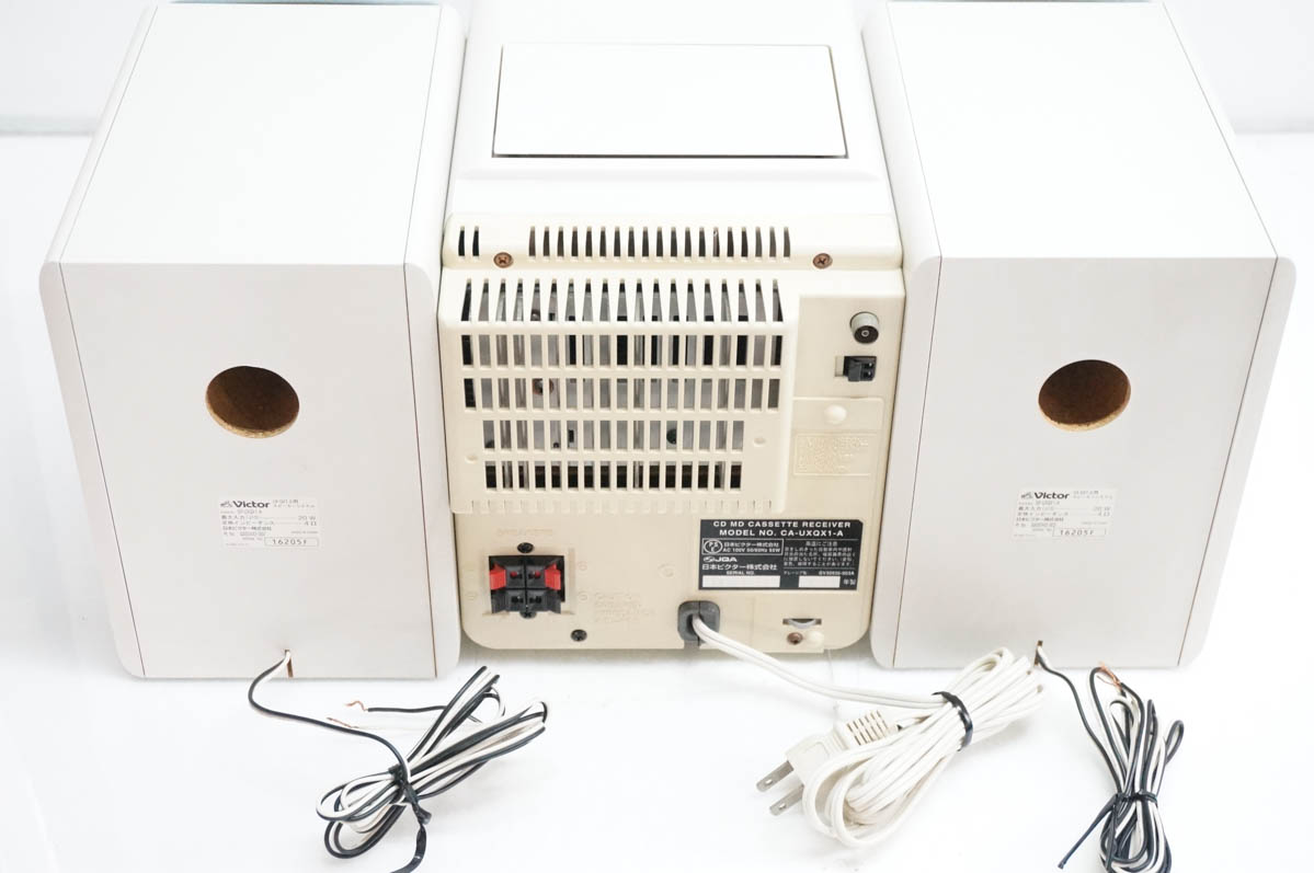 中古 JVC Victorビクター マイクロコンポーネントMDシステム CD／MD