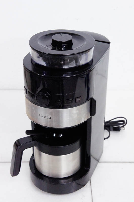 未使用品　siroca 全自動コーヒーメーカー SC-C122(K/SS) Amazon | siroca 全自動コーヒーメーカー SC-A111 [ガラス
