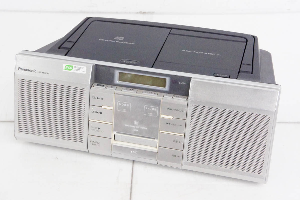 ラジオ・コンポ Panasonic RX-MDX85 中古 Panasonicパナソニック パーソナルMDシステム CD／MD