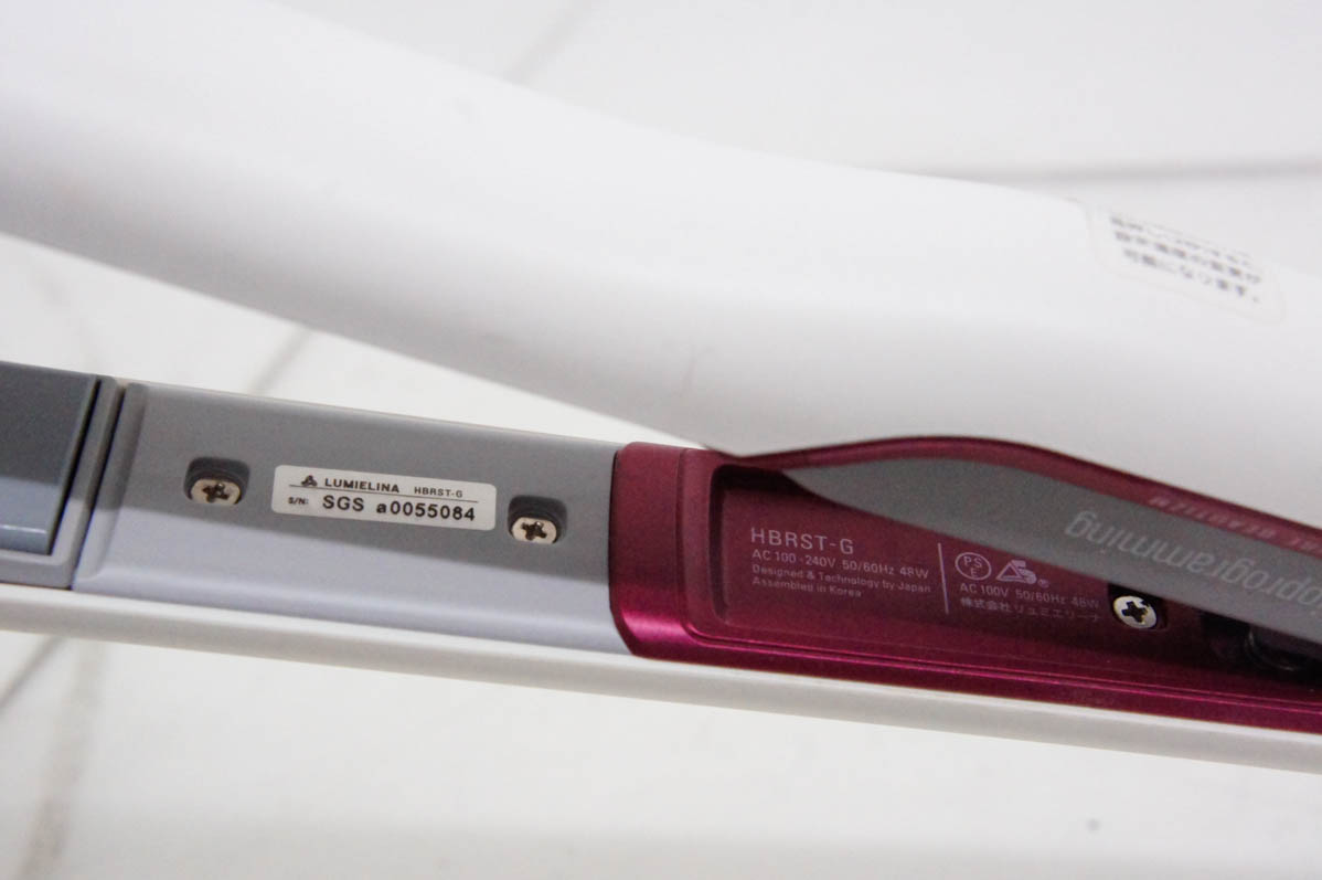 未開封未使用　リュミエリーナ　ヘアビューロン ストレート　HBRST-G 美品】リュミエリーナ ヘアビューロン ストレートアイロン HBRST-G