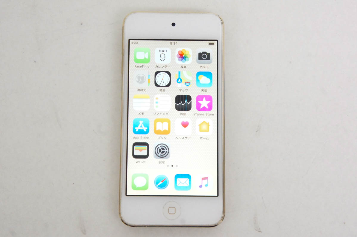 中古 Appleアップル 第6世代 iPod touch 32GB MKHT2J/A ゴールド
