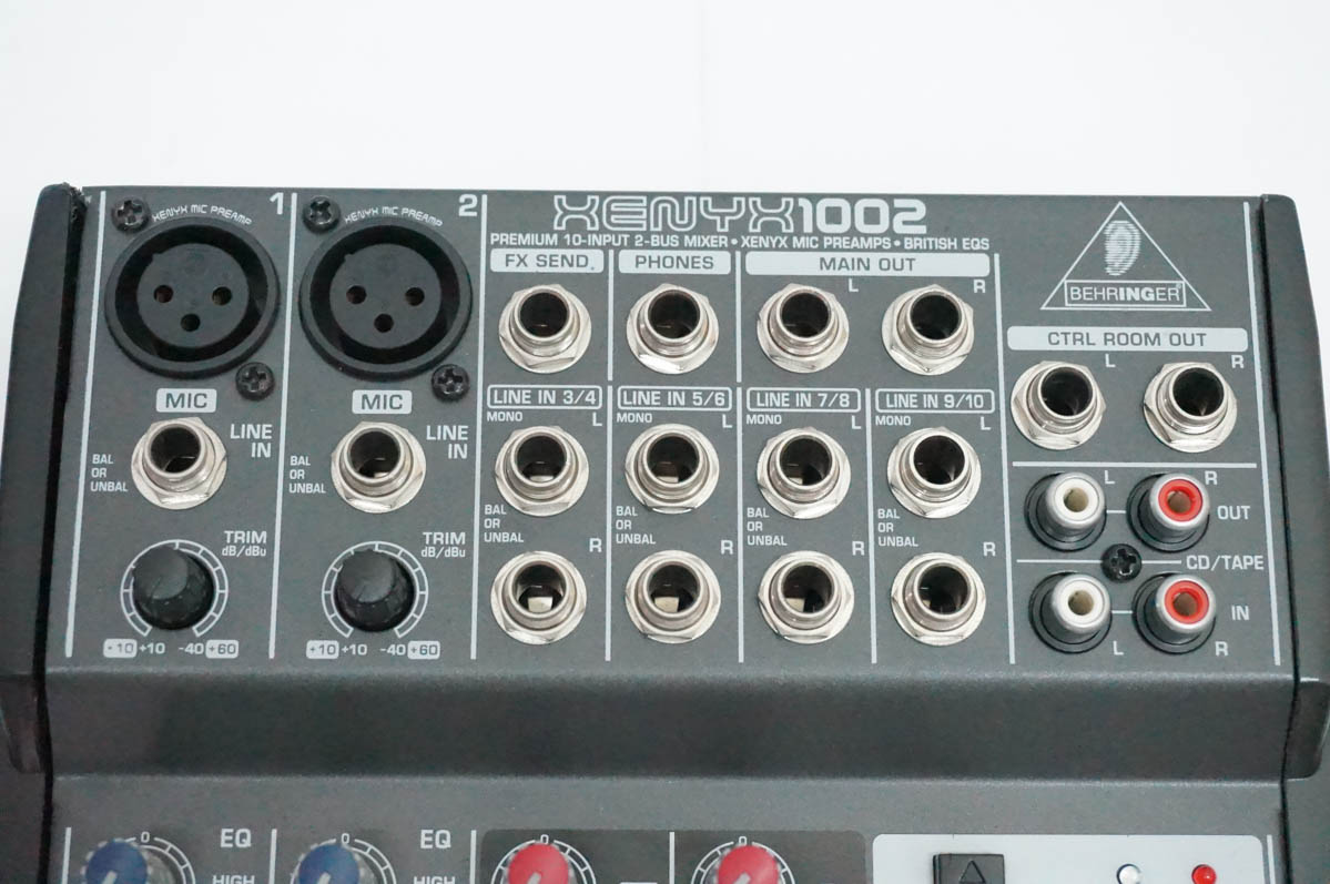 ベリンガー BEHRINGER XENYX1002 アナログミキサー 中古 中古 BEHRINGERベリンガー アナログミキサー XENYX 1002 : エスネット