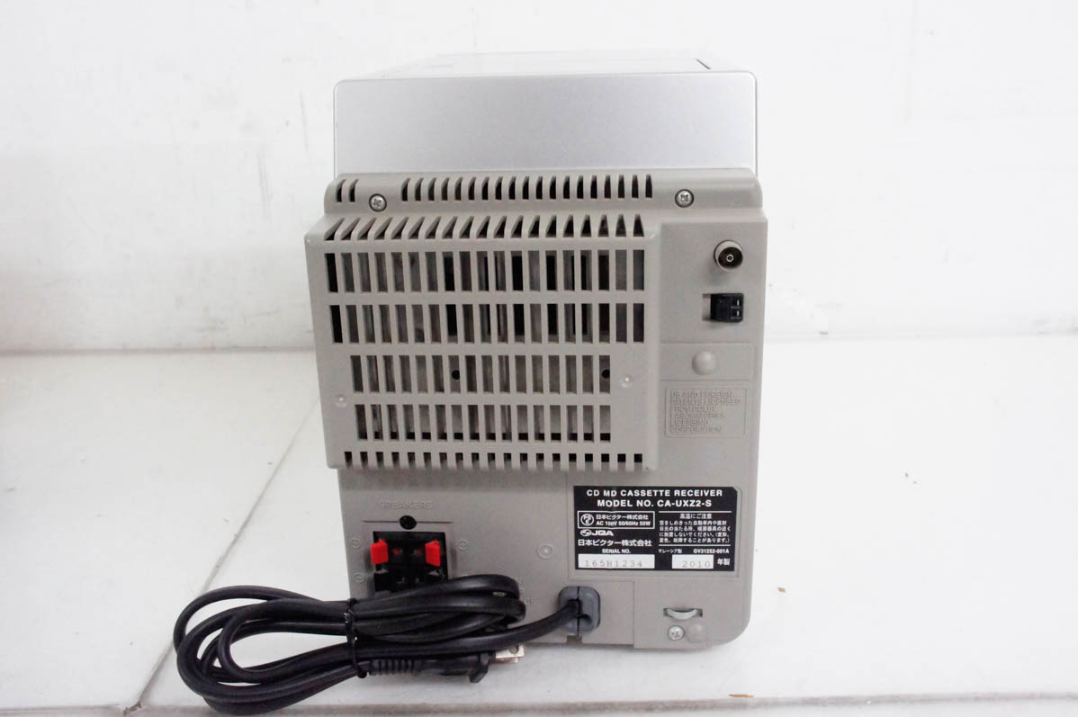 Victor - ビクターマイクロコンポ-ネントＭＤシステム 中古 JVC Victorビクター マイクロコンポーネントMDシステム CD