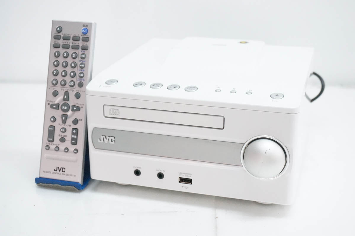中古 JVC Victorビクター iPod/iPhone対応 CD RECEIVER CA-EXS1 アンプ