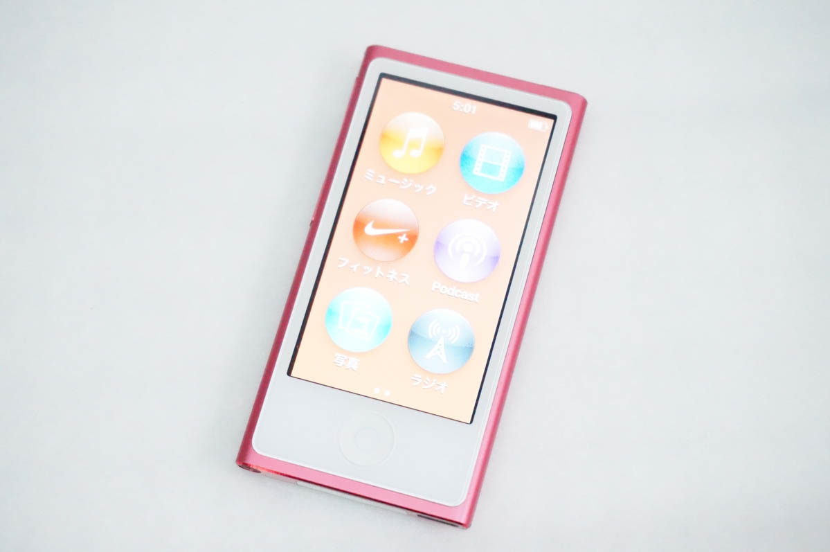 中古 Appleアップル 第7世代 iPod nano 16GB ピンク MD475J : エス