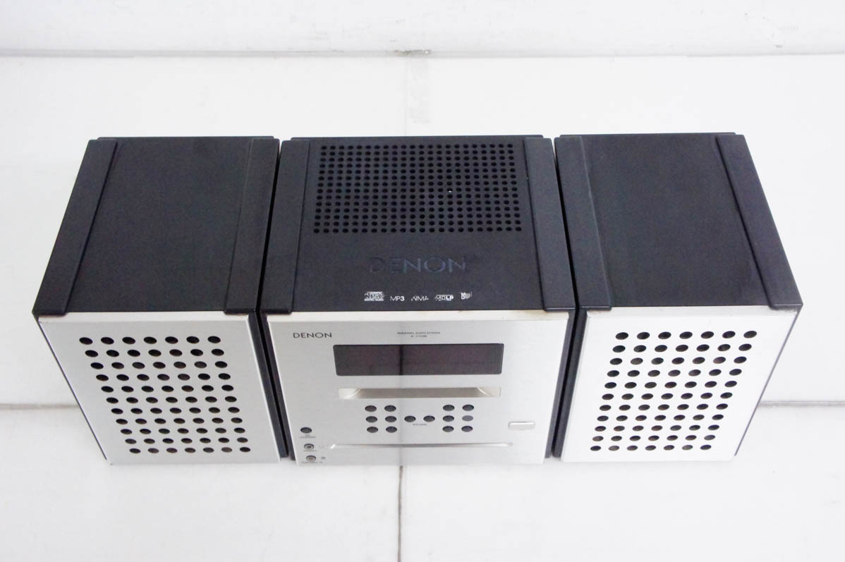 中古 DENONデノン CD/MD一体型システムコンポ パーソナル