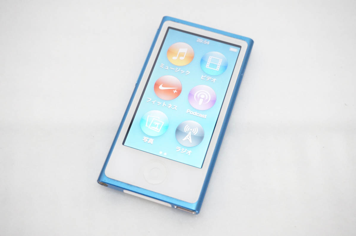 【美品】Apple iPod nano 第7世代 16GB ブルー MKN02J 中古 Appleアップル 第7世代 iPod nano 16GB ブルー MKN02J : エス