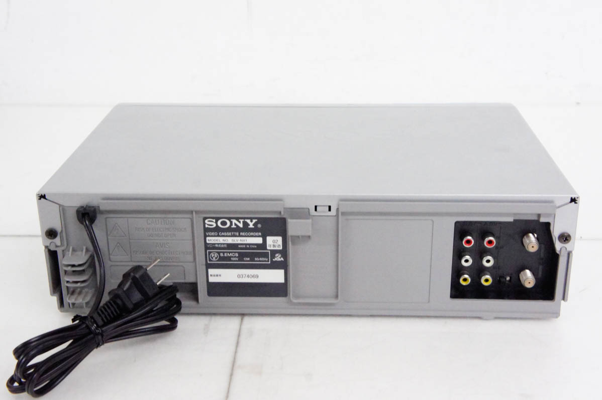 中古 SONYソニー VHSビデオデッキ ビデオカセットレコーダー SLV-NX1｜snet-shop｜04