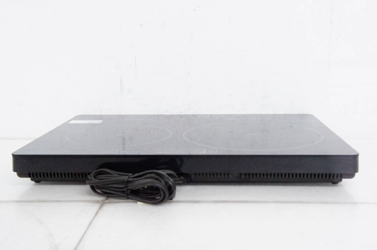 中古 アイリスオーヤマ efeel 2口IHクッキングヒーター EIH1470-B IH