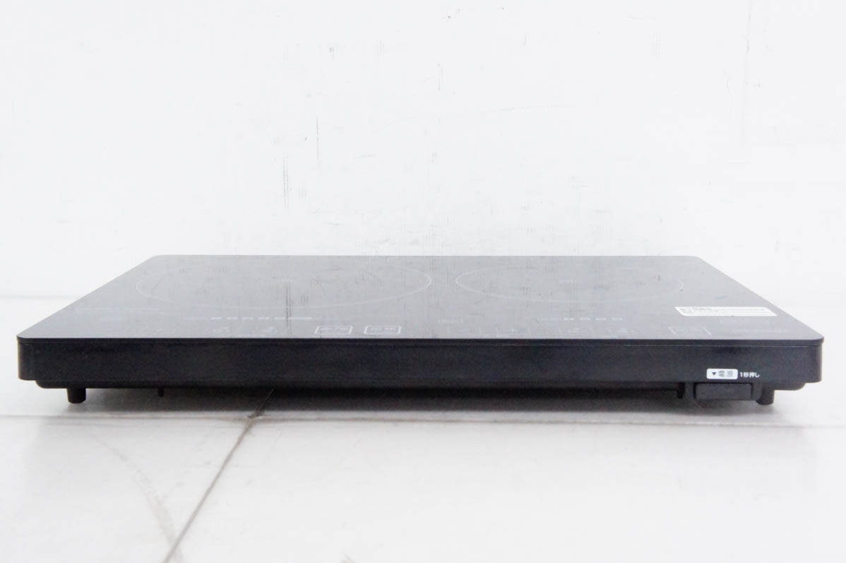 中古 アイリスオーヤマ efeel 2口IHクッキングヒーター EIH1470-B IH