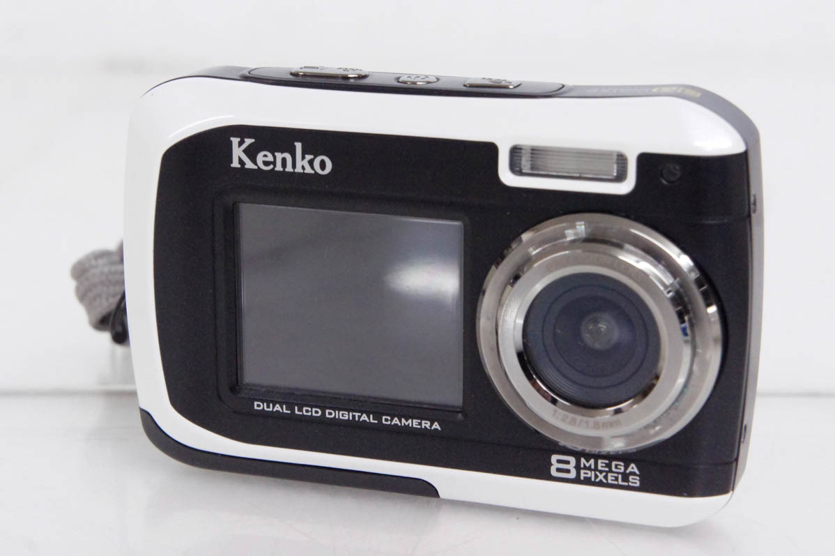 中古 Kenkoケンコー 防水デュアルモニターデジタルカメラ DSC880DW