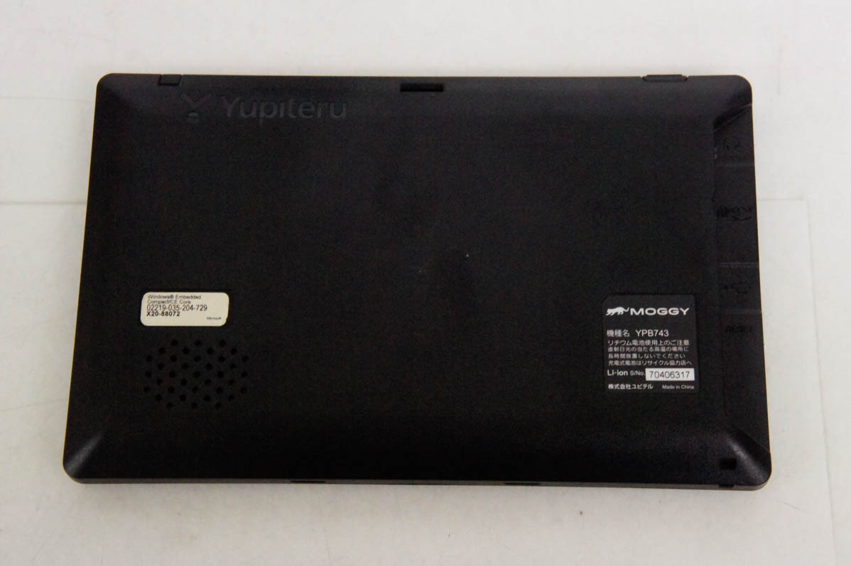 中古 Yupiteruユピテル 7V型 ポータブルナビゲーション MOGGY