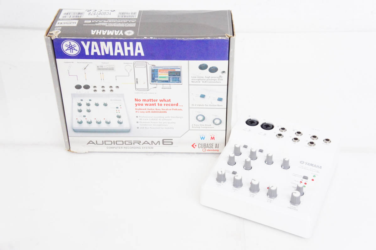 中古 YAMAHAヤマハ コンピューターレコーディングシステム AUDIOGRAM6 オーディオインターフェース