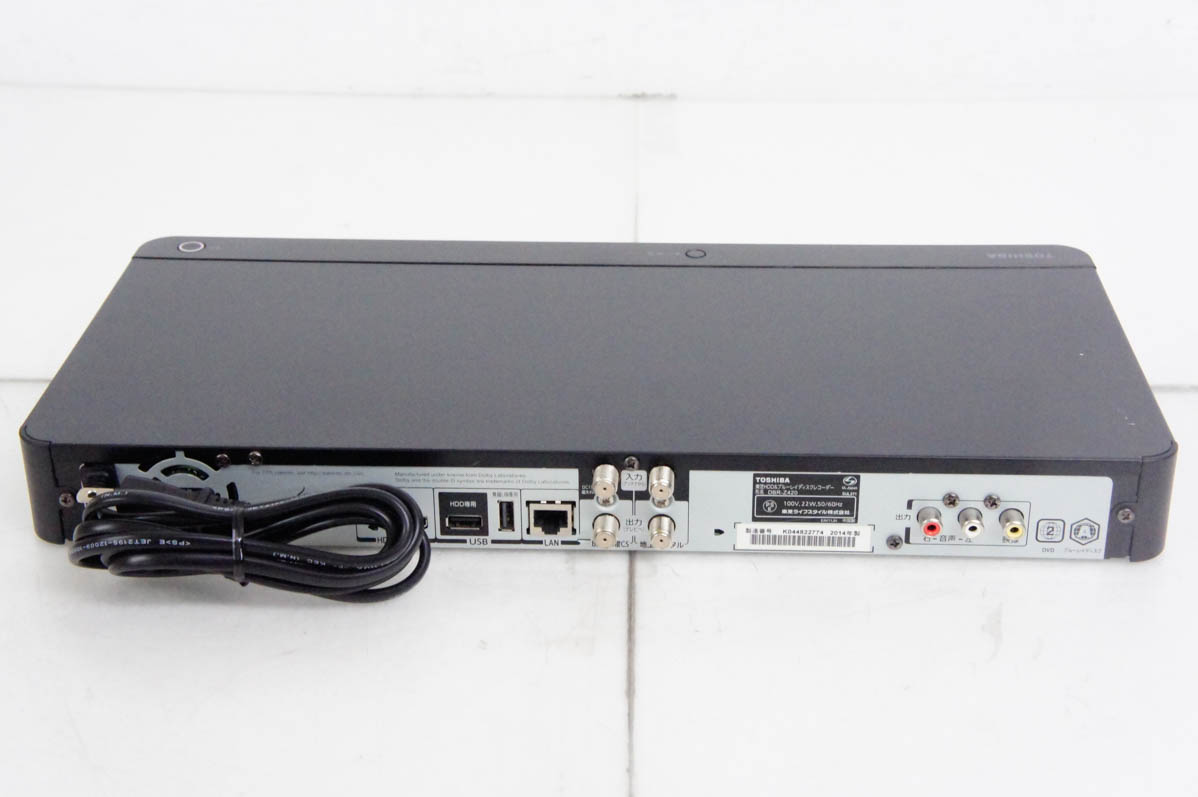 中古 東芝TOSHIBA ブルーレイレコーダー DBR-Z420 Wチューナー レグザ
