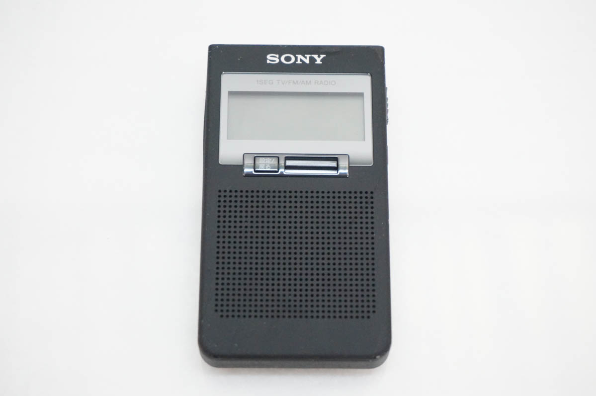 中古 SONYソニー ポケットラジオ XDR-63TV ワンセグTV音声受信