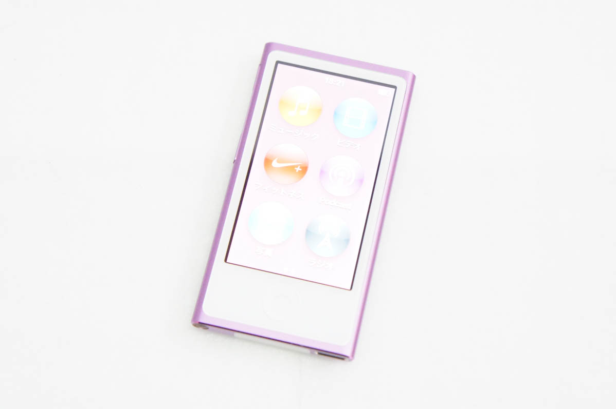 中古 Appleアップル 第7世代 iPod nano 16GB パープル MD479J : エス