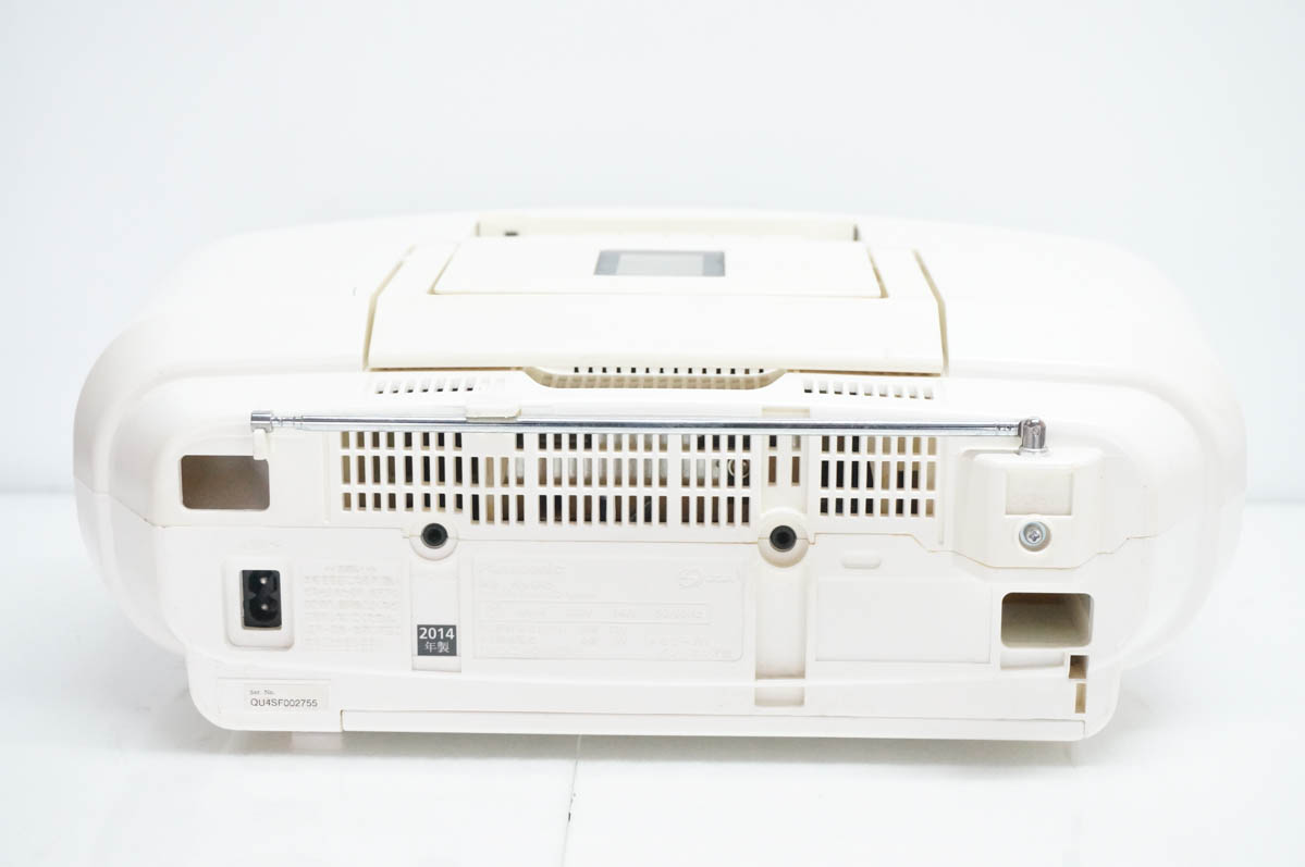 中古 Panasonicパナソニック ポータブルステレオCDシステム RX-D45-W ホワイト オーディオ 関連画像4