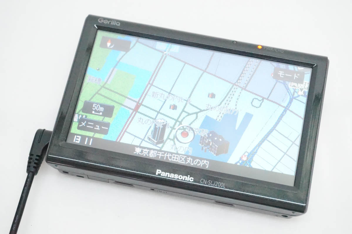 Panasonic CN-SLJ200L カーナビ 中古 Panasonicパナソニック ワンセグ搭載 5V型 SSDポータブルカー
