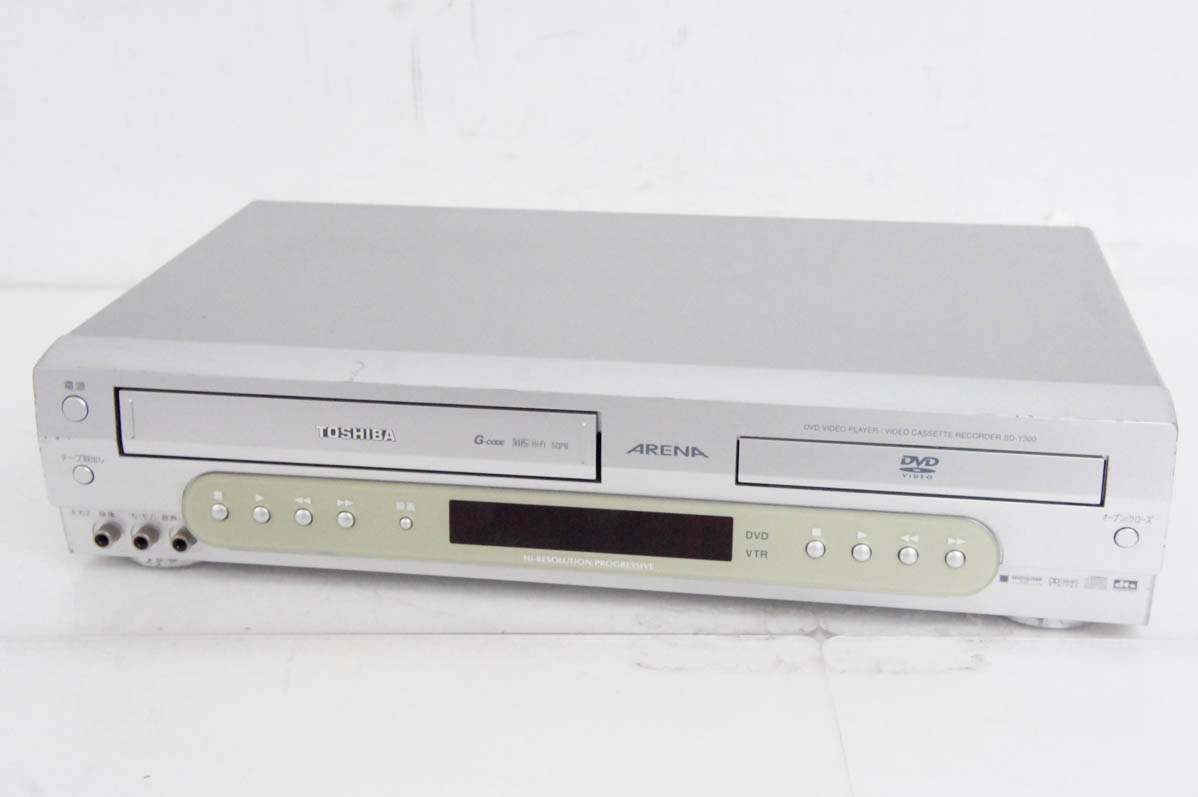 ください 東芝TOSHIBA DVDプレーヤー一体型VHSビデオデッキ SD-V400