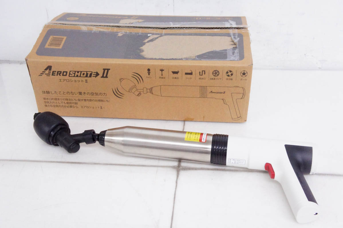 【中古】スマイル 排水溝クリーナー AERO SHOT2 エアロショット2 SE0088 セラミックホワイト 中古 スマイル 排水溝クリーナー AERO SHOT2 エアロショット2 SE0088