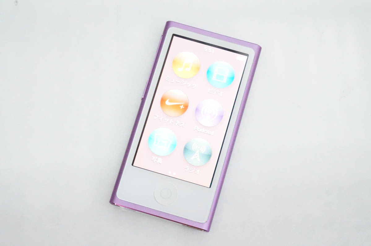 中古 C Appleアップル 第7世代 iPod nano 16GB パープル MD479J : エス