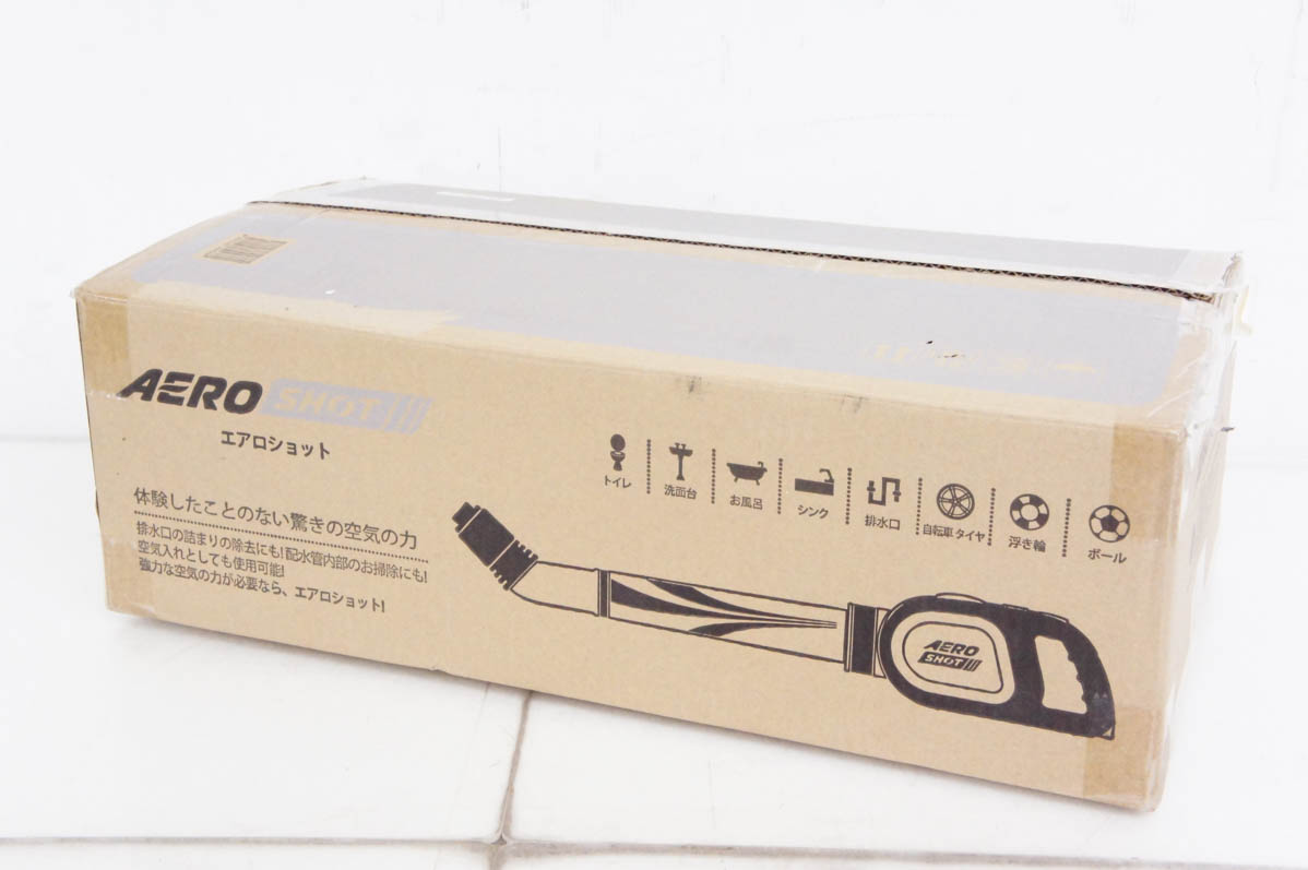 未使用 エアロショット SE0288-WH モダンホワイト 排水溝クリーナ