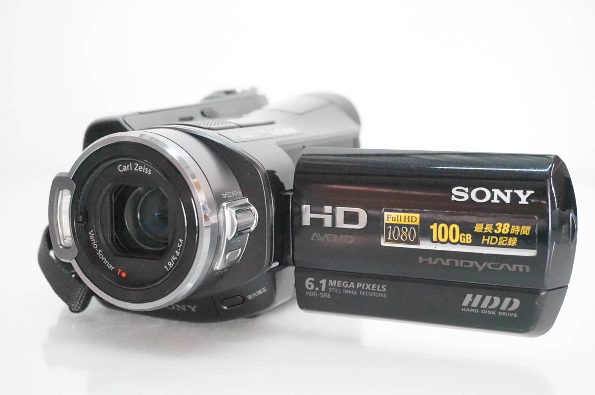 中古 SONYソニー デジタルHDビデオカメラレコーダー HDR-SR8