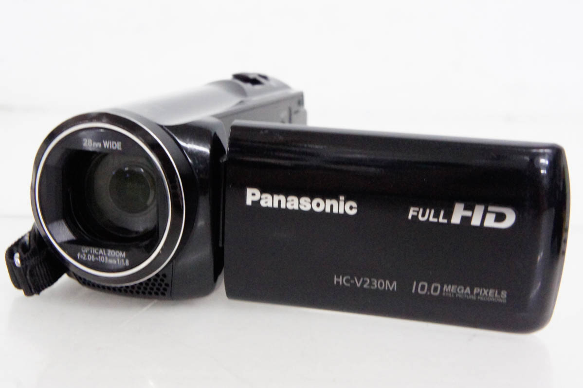 中古 Panasonicパナソニック デジタルハイビジョンビデオカメラ HC-V230M-K メモリータイプ｜snet-shop