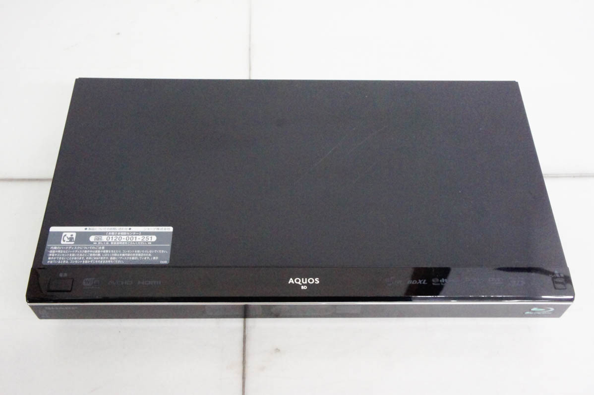 中古 SHARPシャープ ブルーレイレコーダー BD-T510 トリプルチューナー  