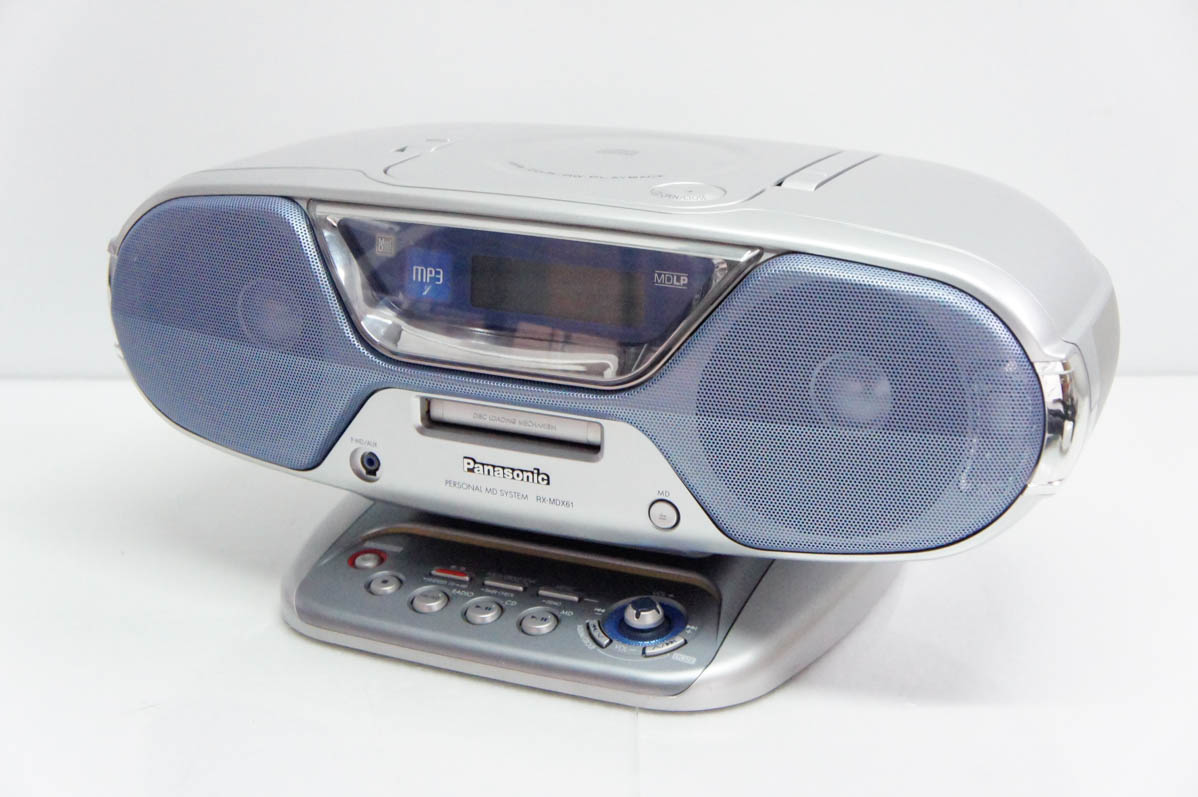 中古 Panasonicパナソニック パーソナルMDシステム CD／MD／ラジオ