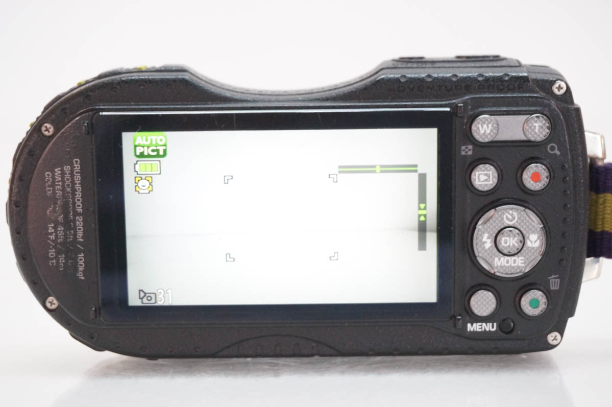 中古 RICOHリコー 防水デジタルカメラ 1600万画素 WG-3 GPS 防水 防塵