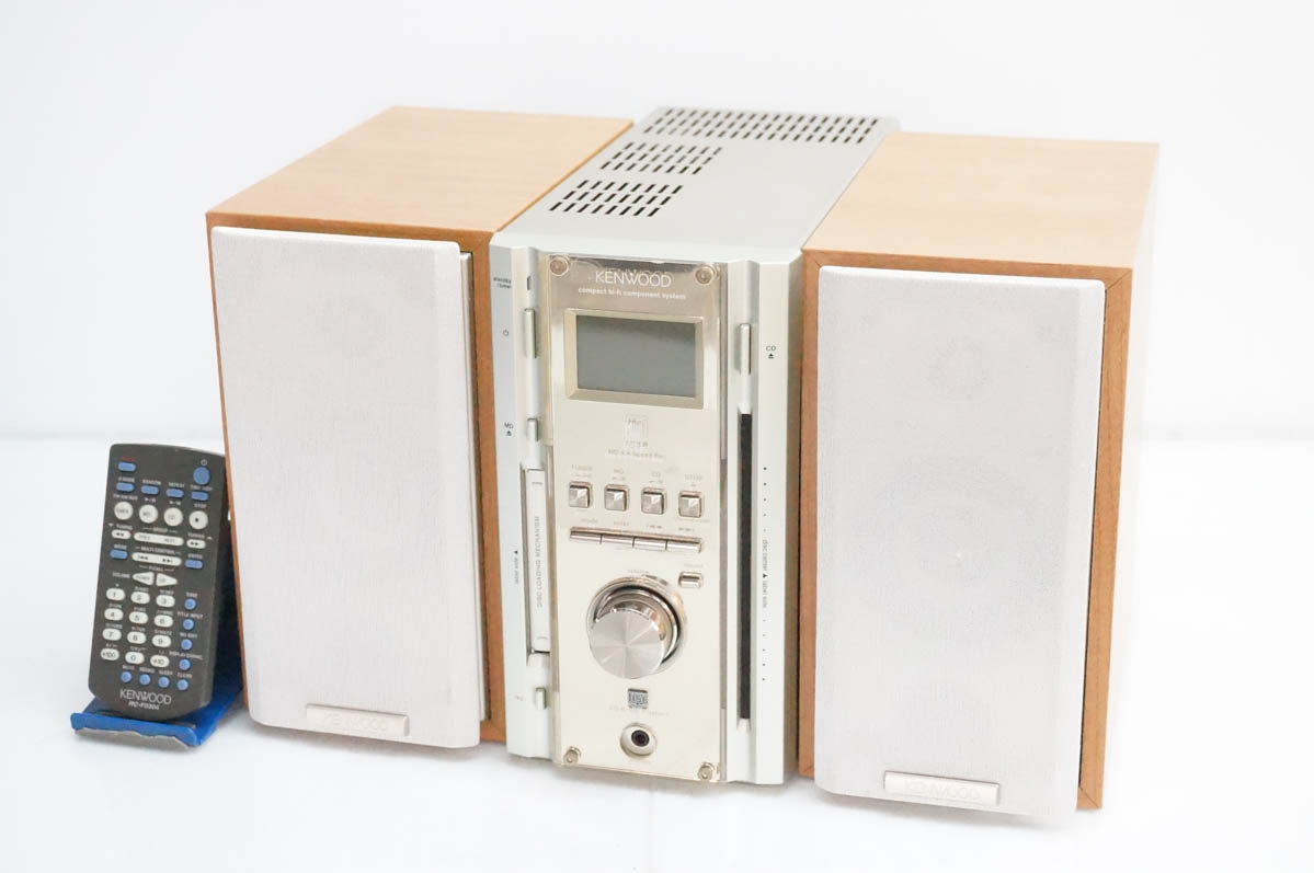 中古 KENWOODケンウッド MD/CDコンパクトHi-Fiコンポーネントシステム