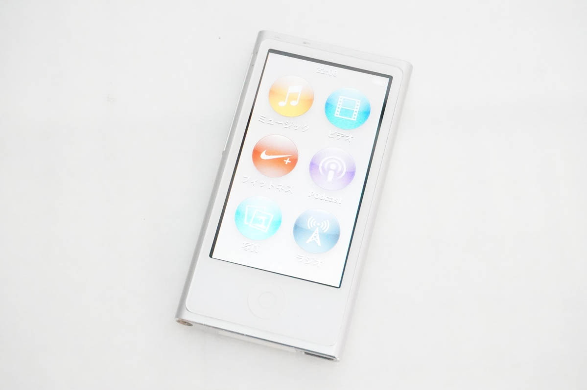 中古 Appleアップル 第7世代 iPod nano 16GB シルバー MD480J : エス