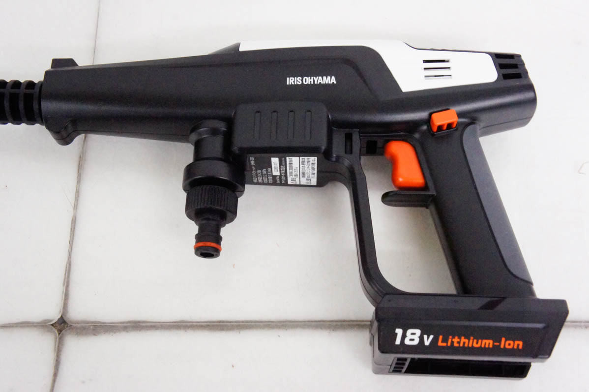 中古 アイリスオーヤマ 充電式ハンディウォッシャー JHW-201 : エス