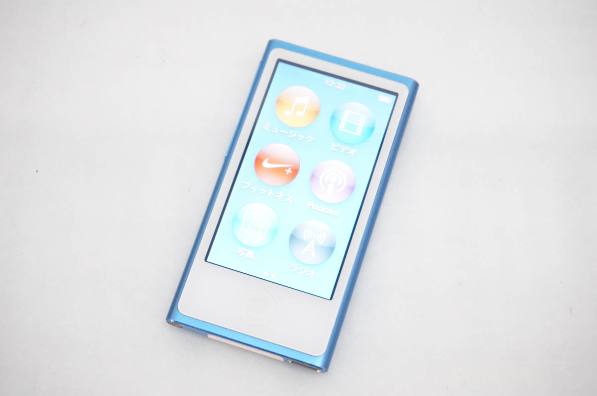 Apple iPod nano MKN02J 第7世代 ブルー　16GB 中古 Appleアップル 第7世代 iPod nano 16GB ブルー MKN02J : エス