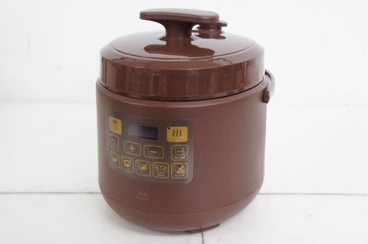 中古 BRUNOブルーノ 電気圧力鍋 マルチ圧力クッカー BOE058 : エス