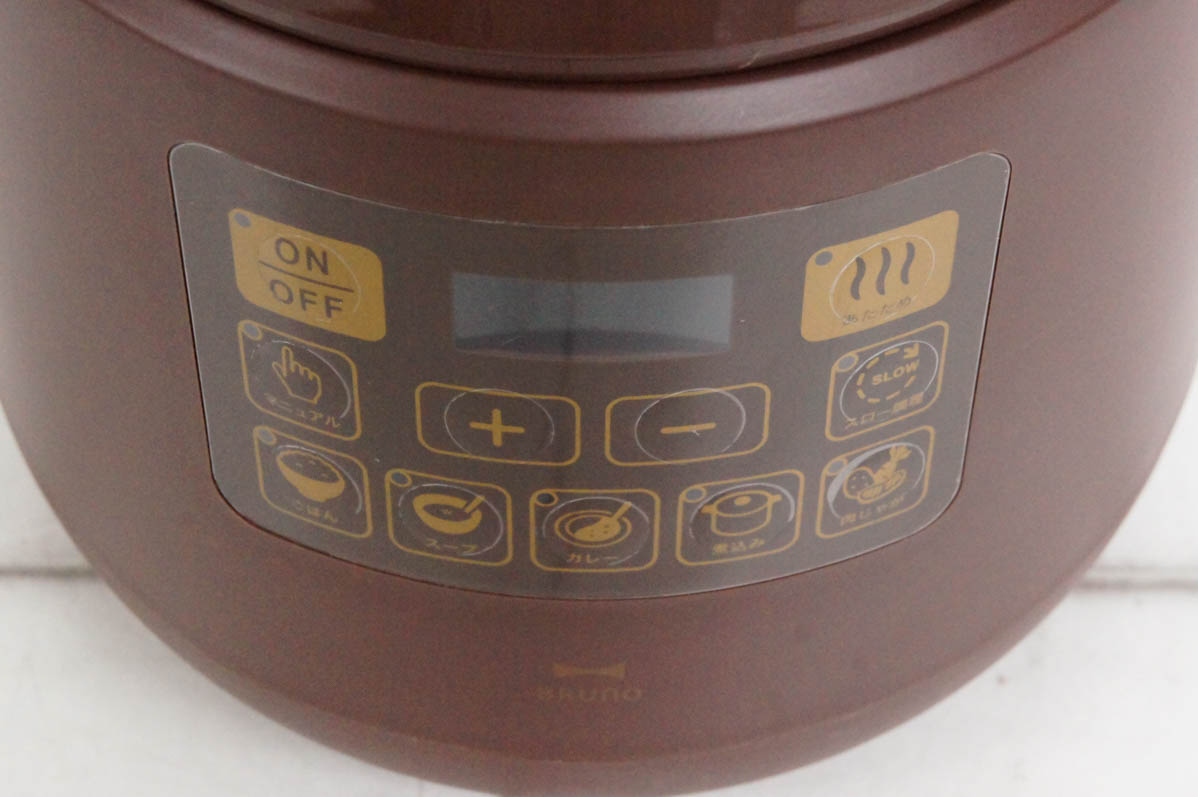 中古 BRUNOブルーノ 電気圧力鍋 マルチ圧力クッカー BOE058 : エス