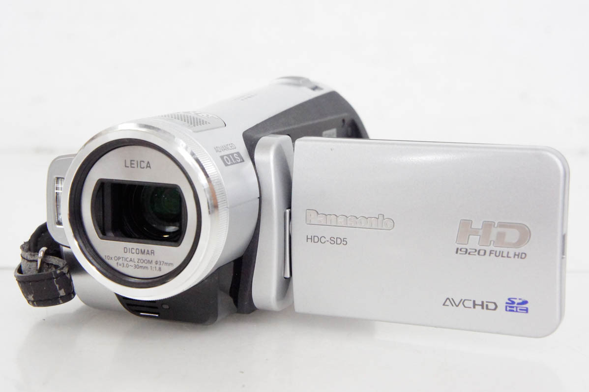 中古 Panasonicパナソニック デジタルハイビジョン SDビデオカメラ HDC-SD5-S｜snet-shop