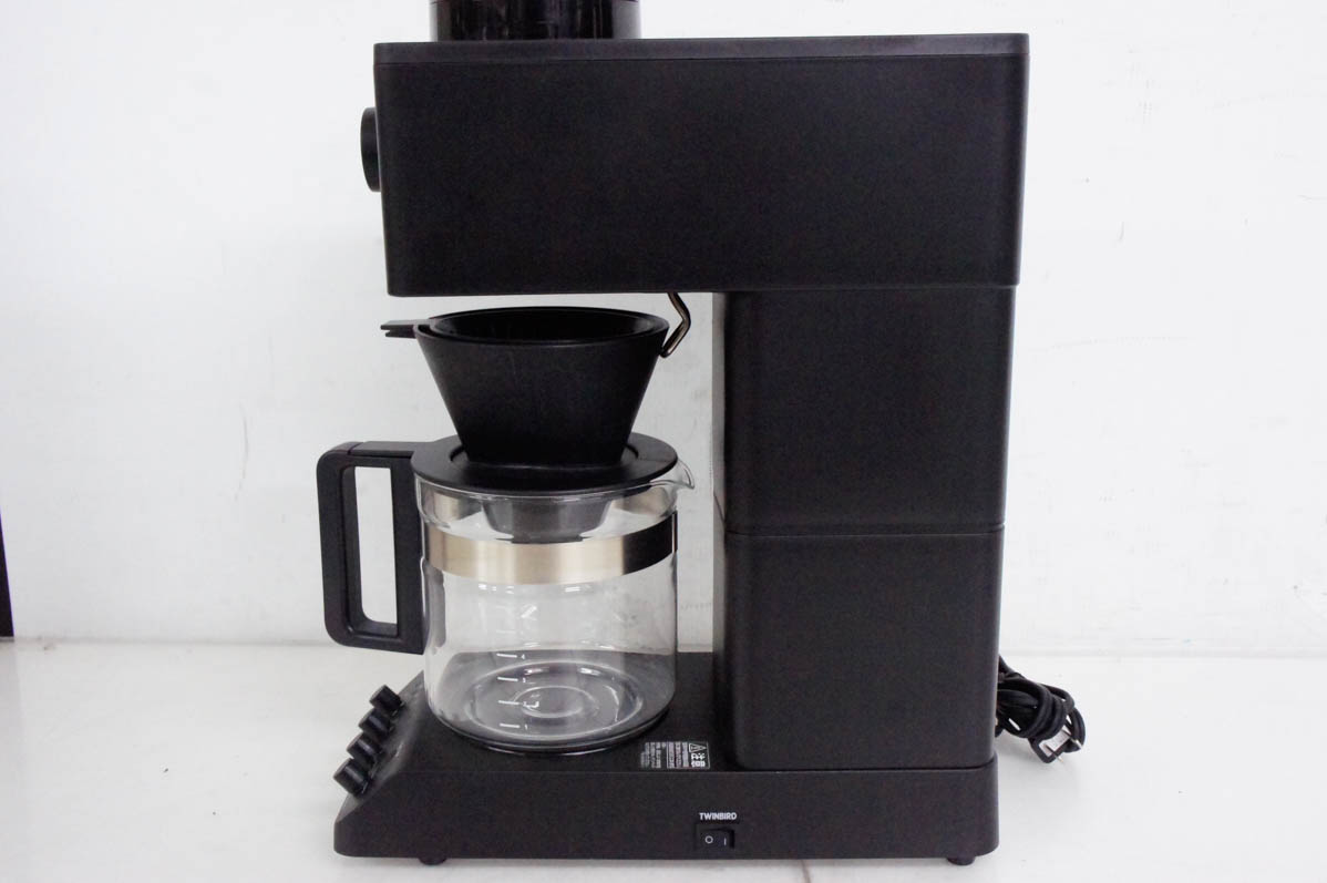 中古 TWINBIRDツインバード コーヒーメーカー CM-D465 全自動 ミル付き