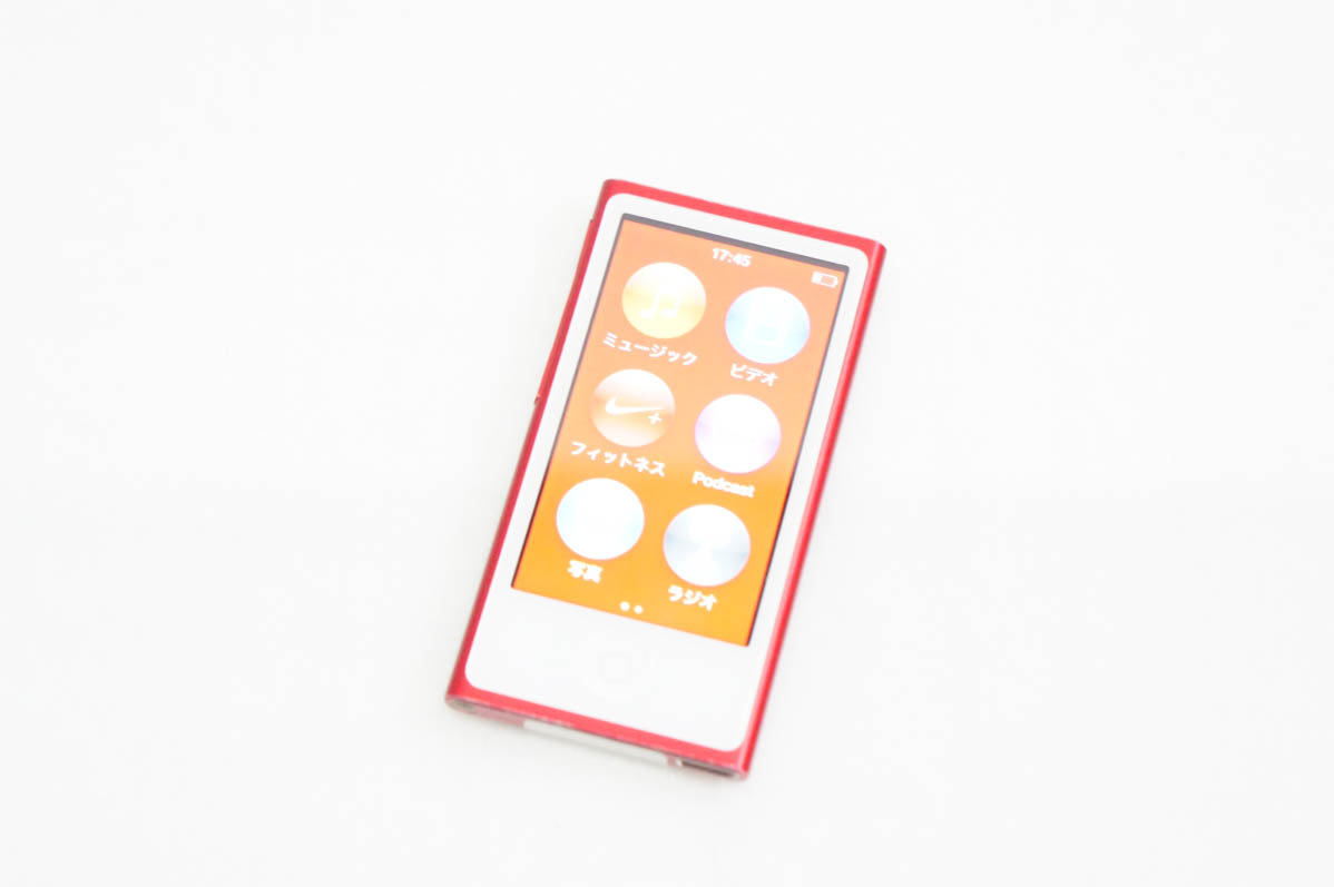 中古 Appleアップル 第7世代 iPod nano 16GB プロダクトレッド PD744J
