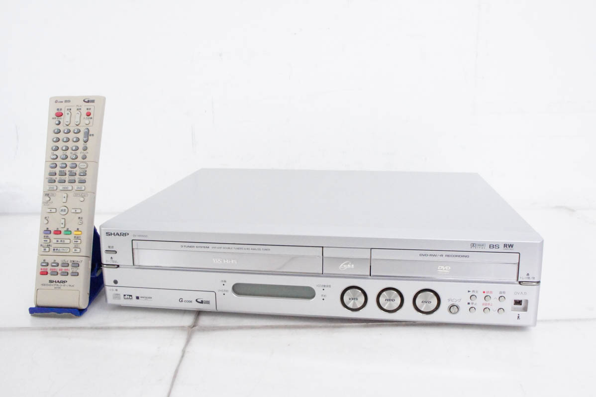 【良品】SHARP DV-HRW50 ビデオ一体型DVDレコーダー VHS Amazon | シャープ 160GB ビデオ一体型DVDレコーダー DV-HRW50
