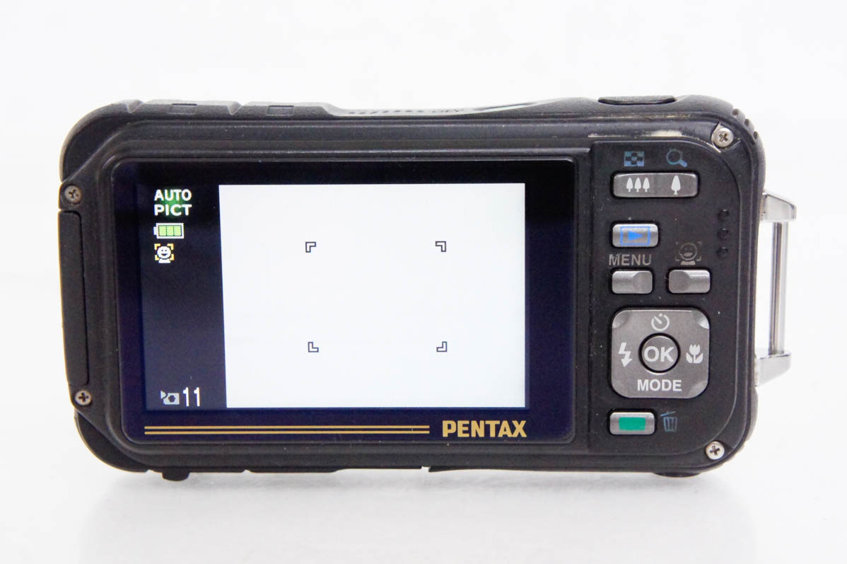 PENTAX - 良品中古 Optio W90 ピスタチオグリーン M777の通販 by 中古