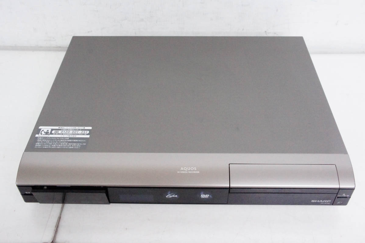 動作品 シャープ AQUOS DV-AC82 DVDレコーダー SHARP Amazon | シャープ 250GB DVDレコーダー AQUOS DV-AC82 | DVD