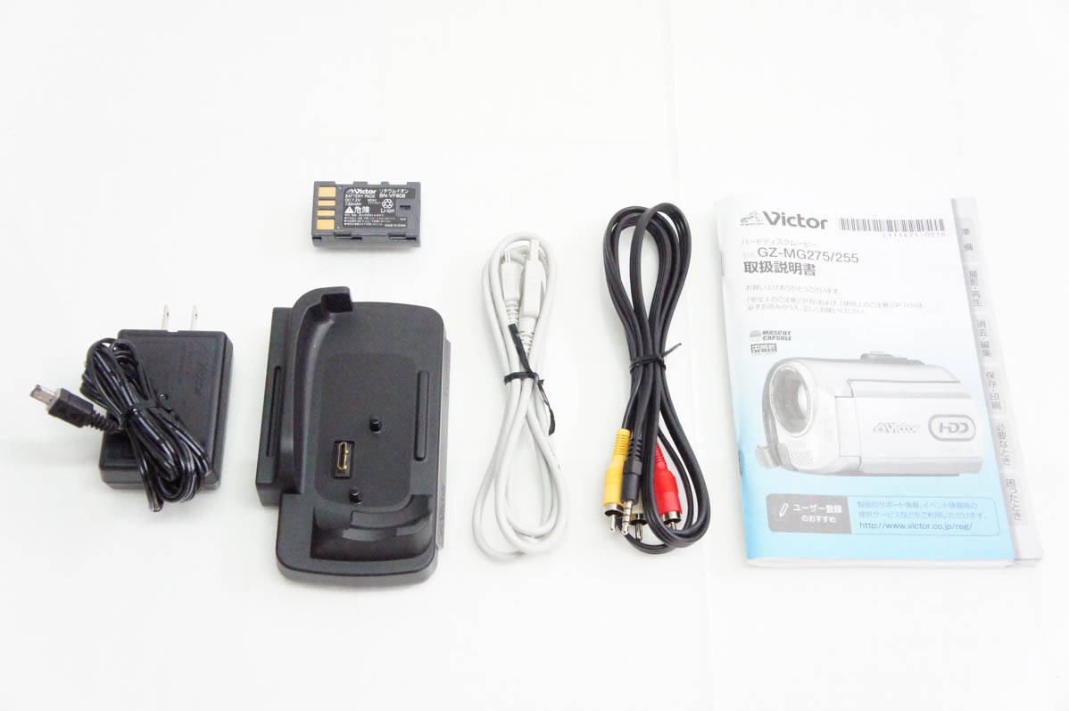 中古 JVC Victorビクター エブリオEverio ビデオカメラ GZ-MG275 40GB