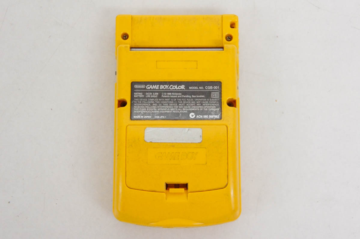 【中古】任天堂 ニンテンドー ゲームボーイカラー CGB-001 イエロー レトロゲーム 中古 任天堂 ニンテンドー ゲームボーイカラー CGB-001 イエロー