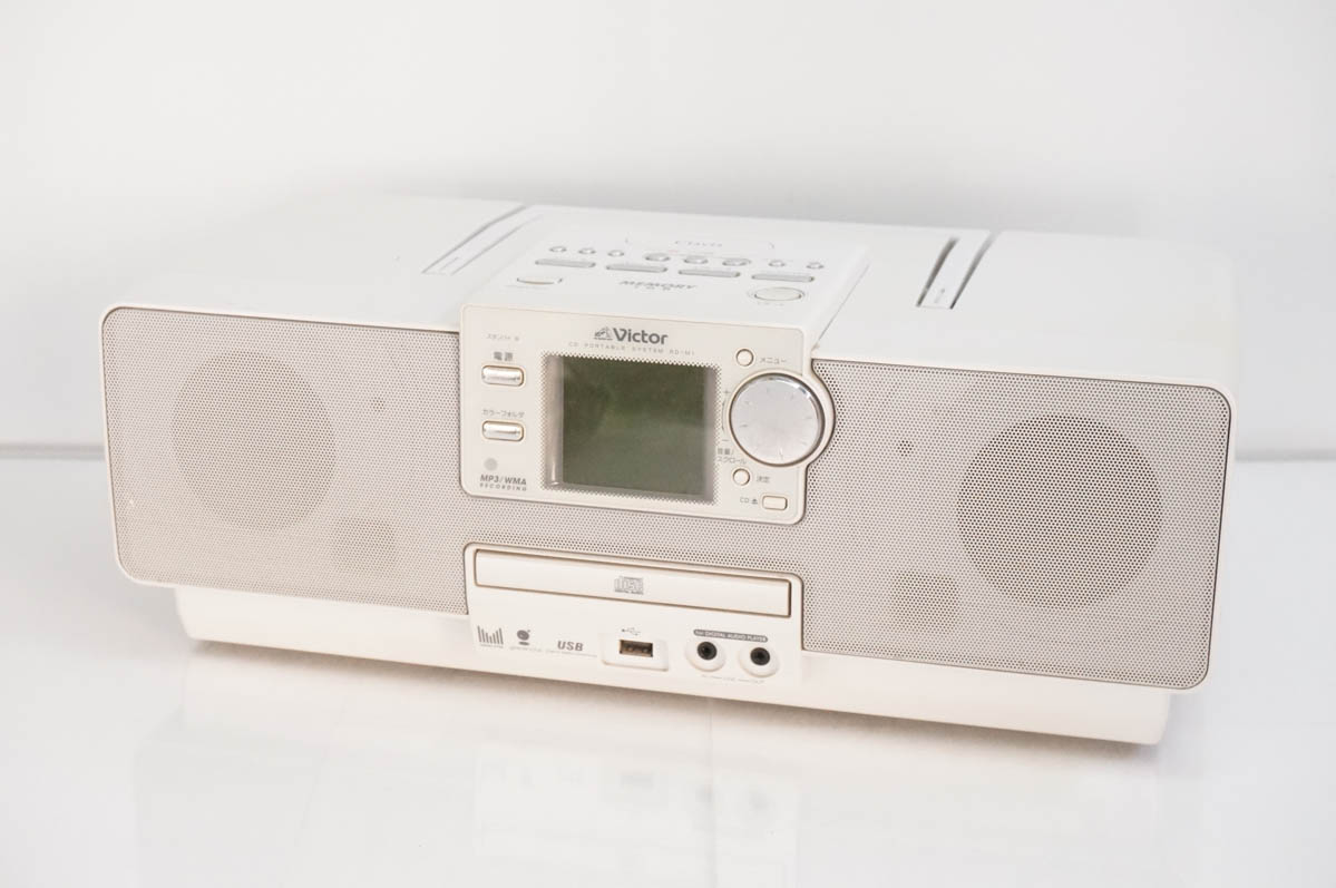 【美品】ビクター CDメモリーポータブルシステム　RD-M1 Clavia 中古 JVC Victorビクター CDメモリーポータブルシステム Clavia